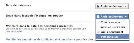 Facebook Lieux - Modifier les Paramètres de Confidentialité Facebook Lieux - Modifier les Paramètres de Confidentialité