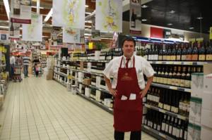 Incroyable le vin du Languedoc majoritaire dans les rayons de l’hyper Leclerc de Montpellier Jean-François Fraïoli Leclerc saint aunès