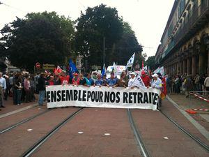 #Mulhouse - #2oct , une (encore - encore plus) forte mobilisation pour nos retraites ! IMG_0758