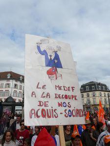 #Mulhouse - #2oct , une (encore - encore plus) forte mobilisation pour nos retraites ! P1370303