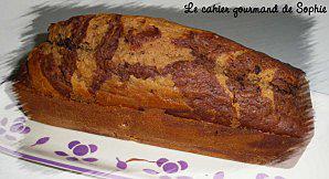 cake marbré chataigne chocolat interblog