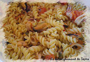 Pâtes aux fruits de mer (recette légère) pates-fruits-mer.jpg