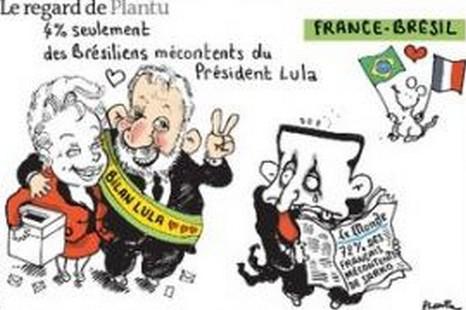 72% mecontents Sarkozy Lula election