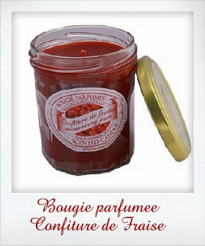 Bougie confiture de fraise polaroid La Promo de la semaine !