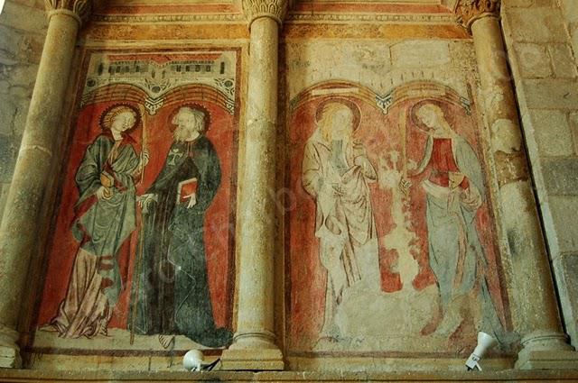 Fresques murales de l'église de Châteloy - Allier