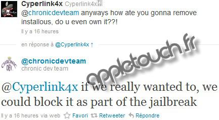 Installous Chronic Dev Team-2 Hackulous: « Installous pourra toujours être installé »