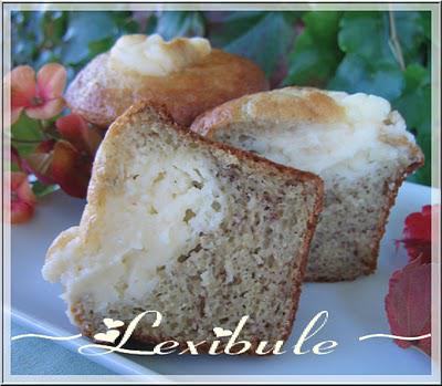 Muffins aux bananes et fromage à la crème Muffins aux bananes et fromage à la crème