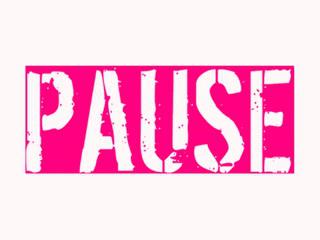 En pause...