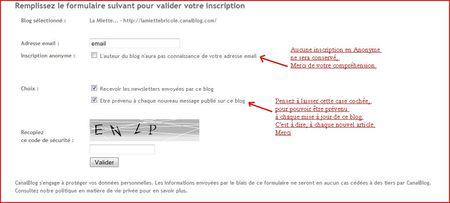 Au sujet de la Newsletter, again... newsletter