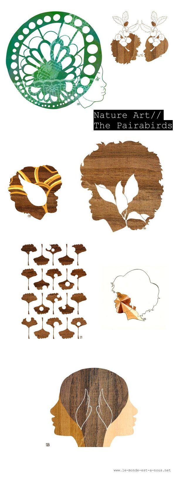 MIX SOUL WOOD Nature art by The Pairabirds