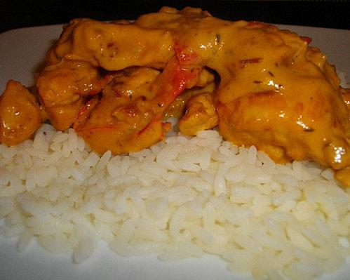 Poulet à la crème d'échalotes IMGP1857