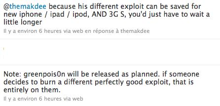 green-lime Limera1n : Geohot, le retour ?!?!