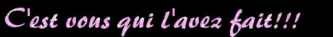 C’est vous qui l’avez fait 1 C’est vous qui l’avez fait 1
