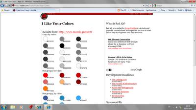 Astuces et Codes couleurs pour un site pro.