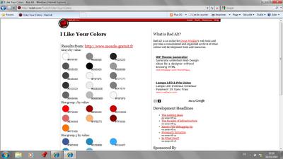 Astuces et Codes couleurs pour un site pro. Astuces et Codes couleurs pour un site pro.