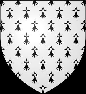 Coat of arms of the Dukes of Brittany from 131...