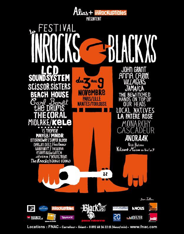 Festival des Inrocks / Black XS : Le Programme