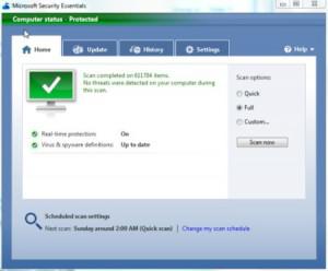 antivirus-microsoft Microsoft Security Essentials gratuit pour les petites entreprises