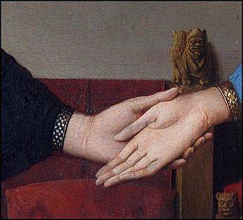 jan van eyck arnolfini mains