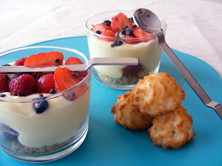 Mousse de citron aux fraises Mousse de citron aux fraises