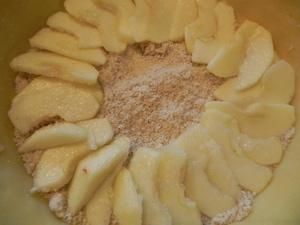 Tourte aux pommes, poires et chocolat tourtepommepoire08