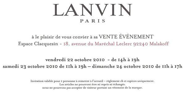 Venteprivéelanvin Venteprivéelanvin