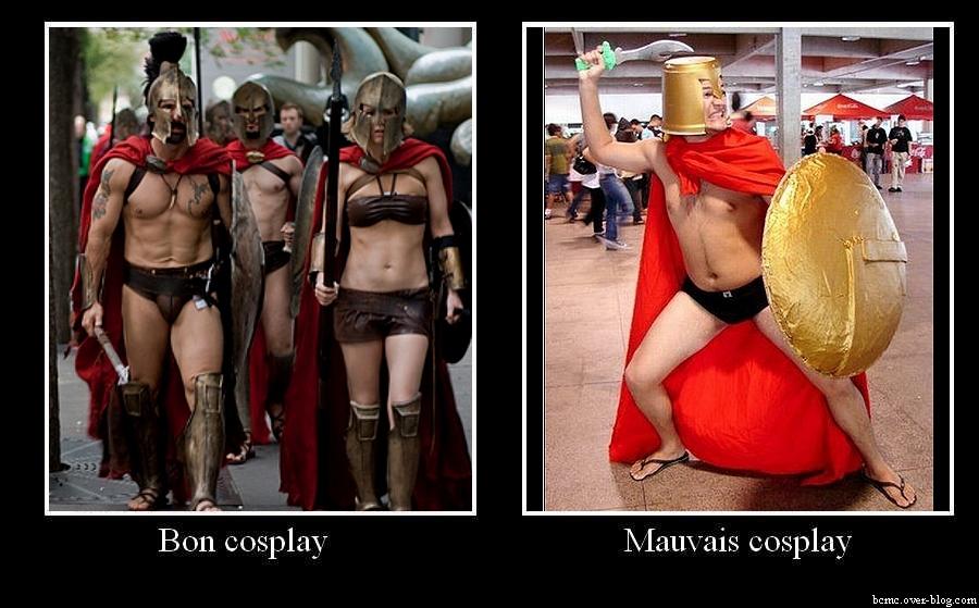 Bon cosplay / Mauvais cosplay
