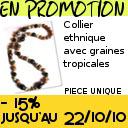 Collier ethnique + 2 promotions -15%
