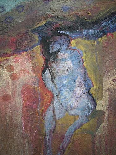 Au fond, le ciel nu 40x30