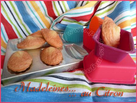 Madeleines au citron Madeleines au citron