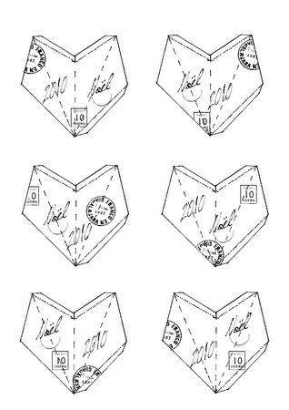 Ètoile en papier récup... gabarit__toile