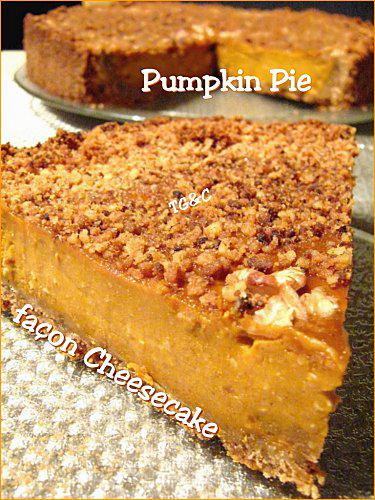 Pumpkin Pie façon Cheesecake