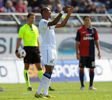 Italie: Cagliari-Inter Milan, Samuel Eto'o victime des cris racistes une fois de plus