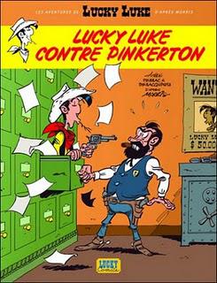 Album BD : Lucky Luke contre Pinkerton