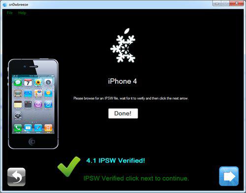 Snowbreeze 2.1 pour jailbreaker et débloquer votre iPhone...