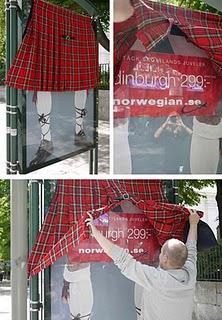Norwegian Airlines : un compromis entre street marketing et affichage