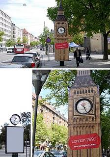 Norwegian Airlines : un compromis entre street marketing et affichage