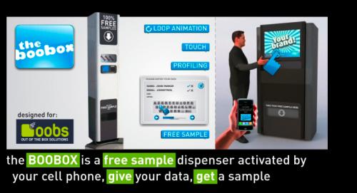 Image 14 Boobox, le distributeur d’échantillons gratuits