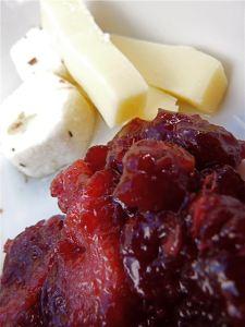 Chutney de Canneberges (cranberries)