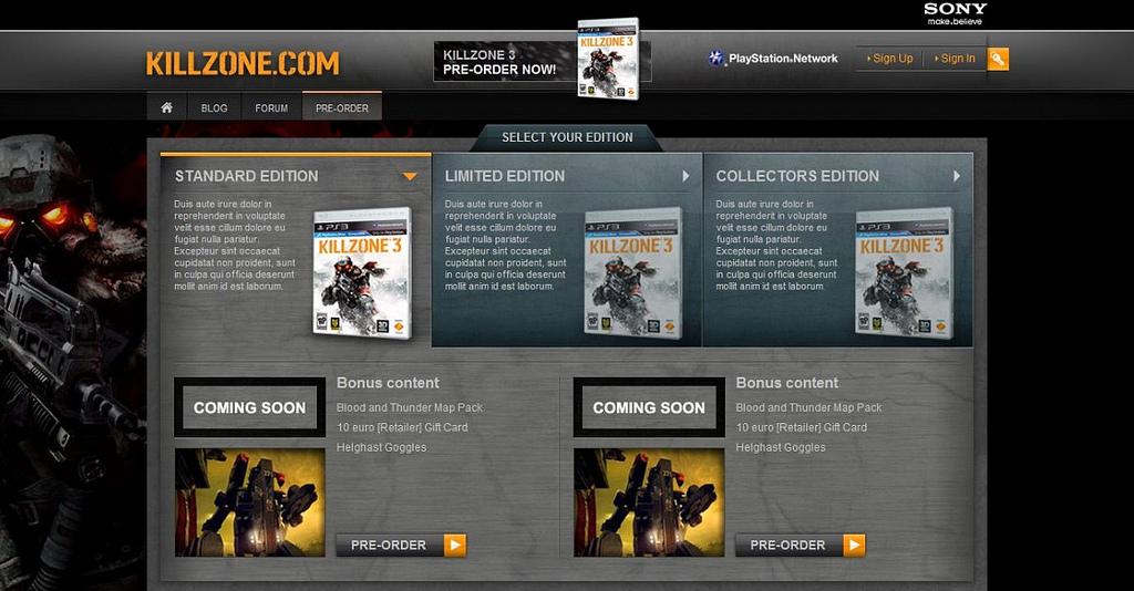 Les possibles éditions spéciales de Killzone 3 révélées édition collector killzone 3