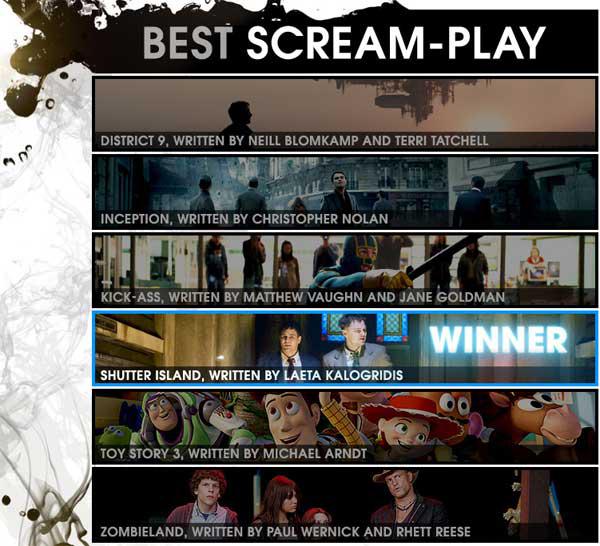 best_screen_play_shutter_island_winner