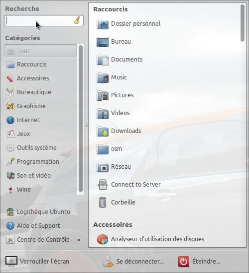 Utiliser Cardapio comme menu principal sous Ubuntu
