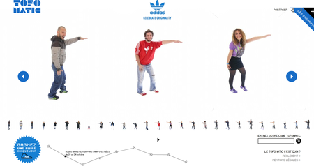 tofomatic.com par Adidas: efficace opération combinant online et offline