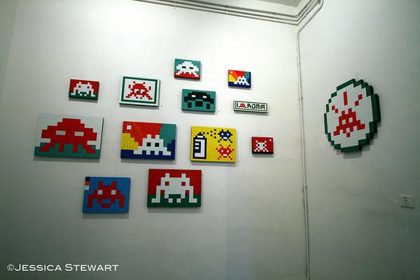 INVADER – ROMA 2010 AND OTHER CURIOSITIES – ROMA – OPENING INVADER – ROMA 2010 AND OTHER CURIOSITIES – ROMA – OPENING