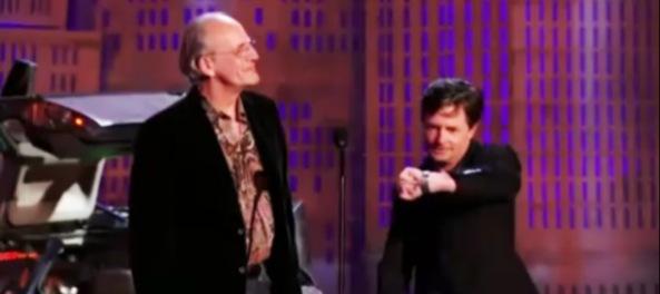 Back to the Future Tribute - Spike Awards 2010 michael j fox christopher lloyd Retour dans le passé pour Michael J. Fox et Christopher Lloyd