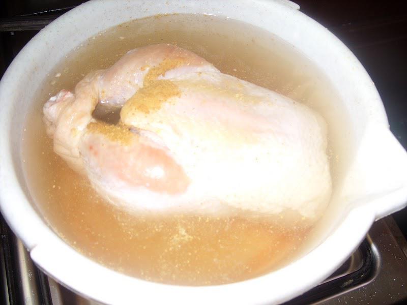 Poulet aux carottes et courgettes rondes Poulet aux carottes et courgettes rondes