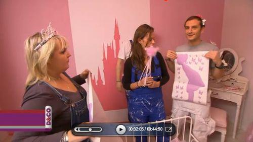 Stickers fille papillons Stickers fille papillons