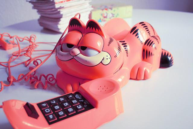 Un téléphone Garfield qui miaouuu !