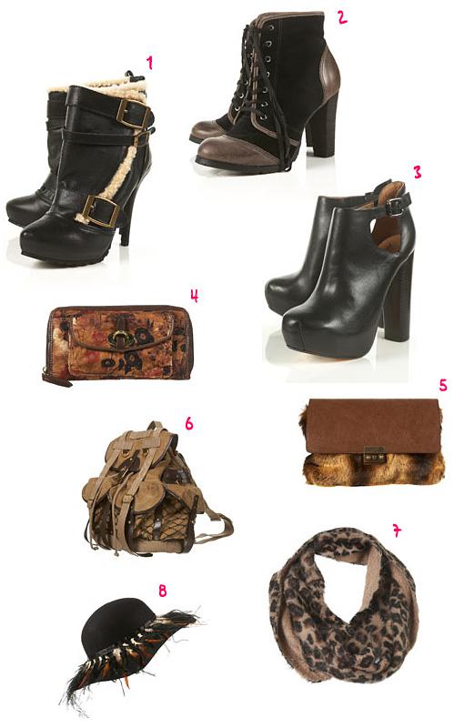 Winter/autumn accessories : Topshop