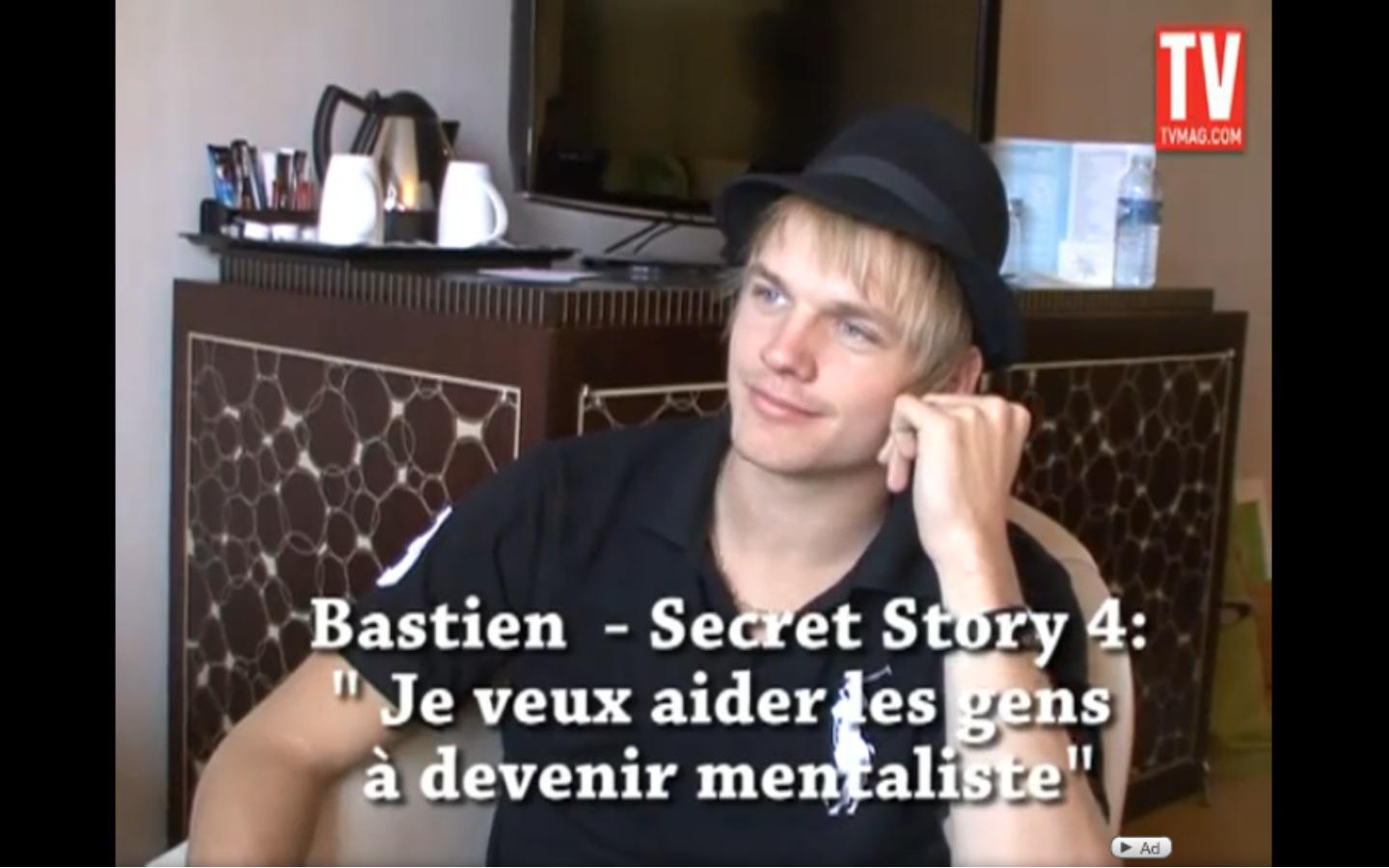Secret story 4 – Interview de Bastien – Secret story c’est rentable !